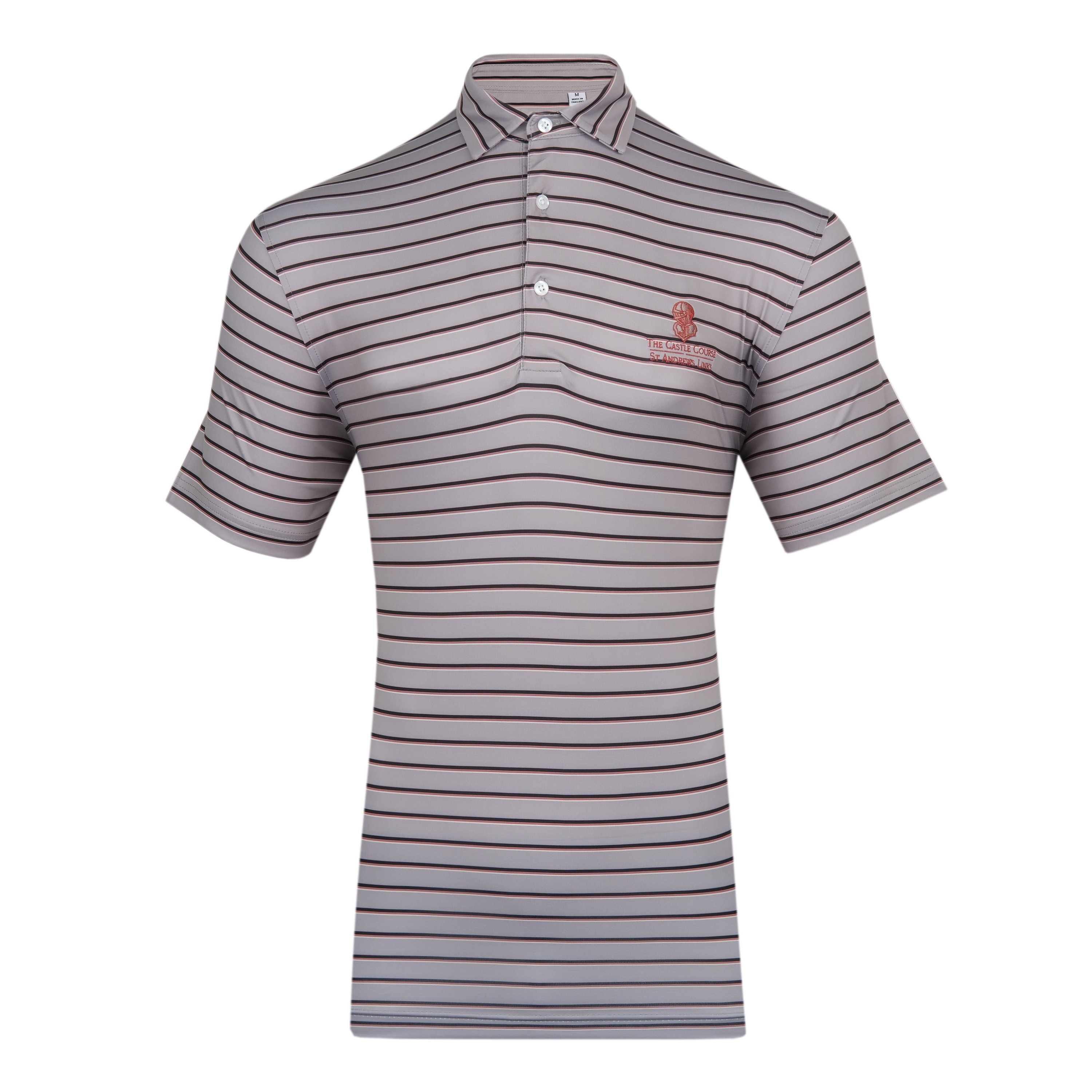 Castle Course Tartan Stripe Polo