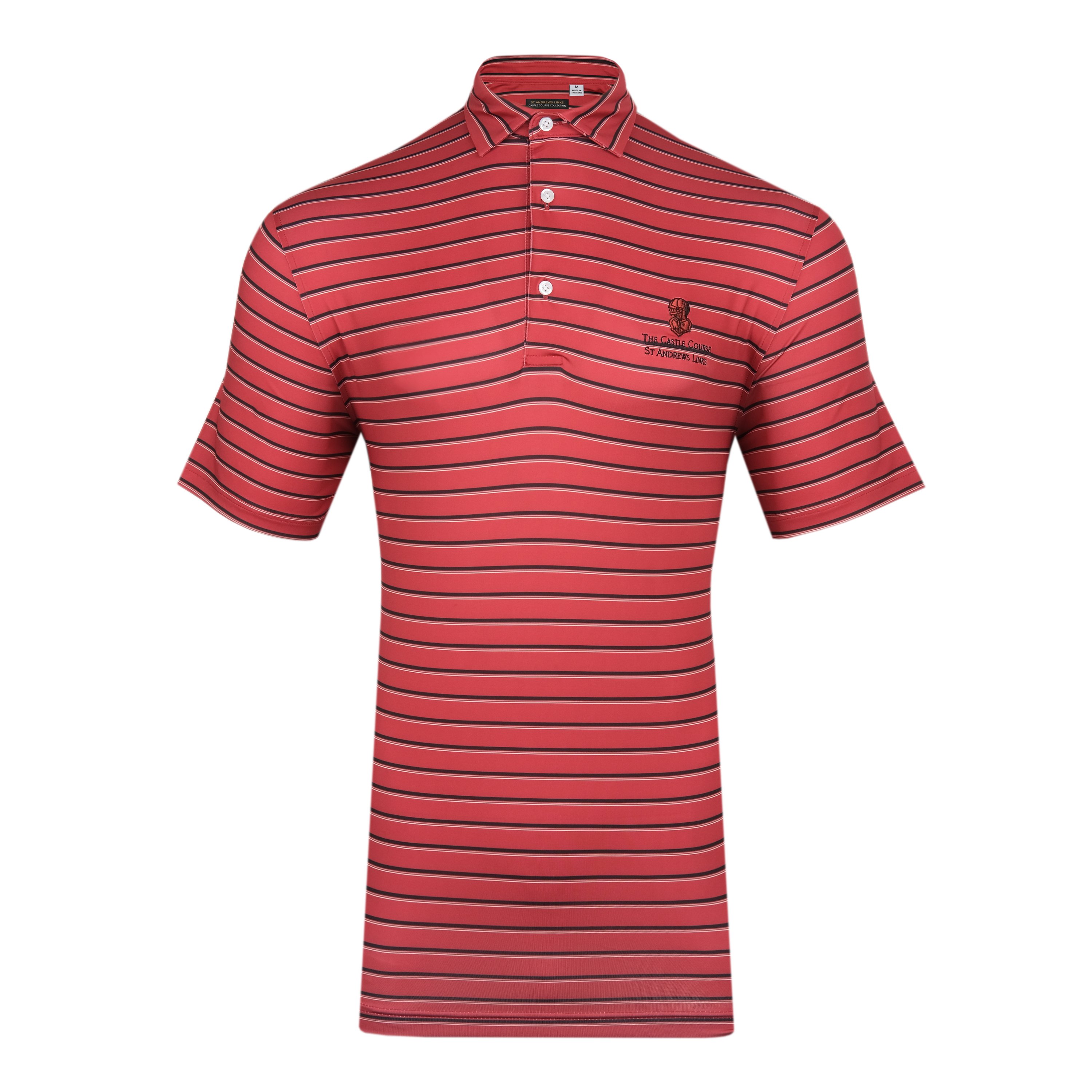 Castle Course Tartan Stripe Polo