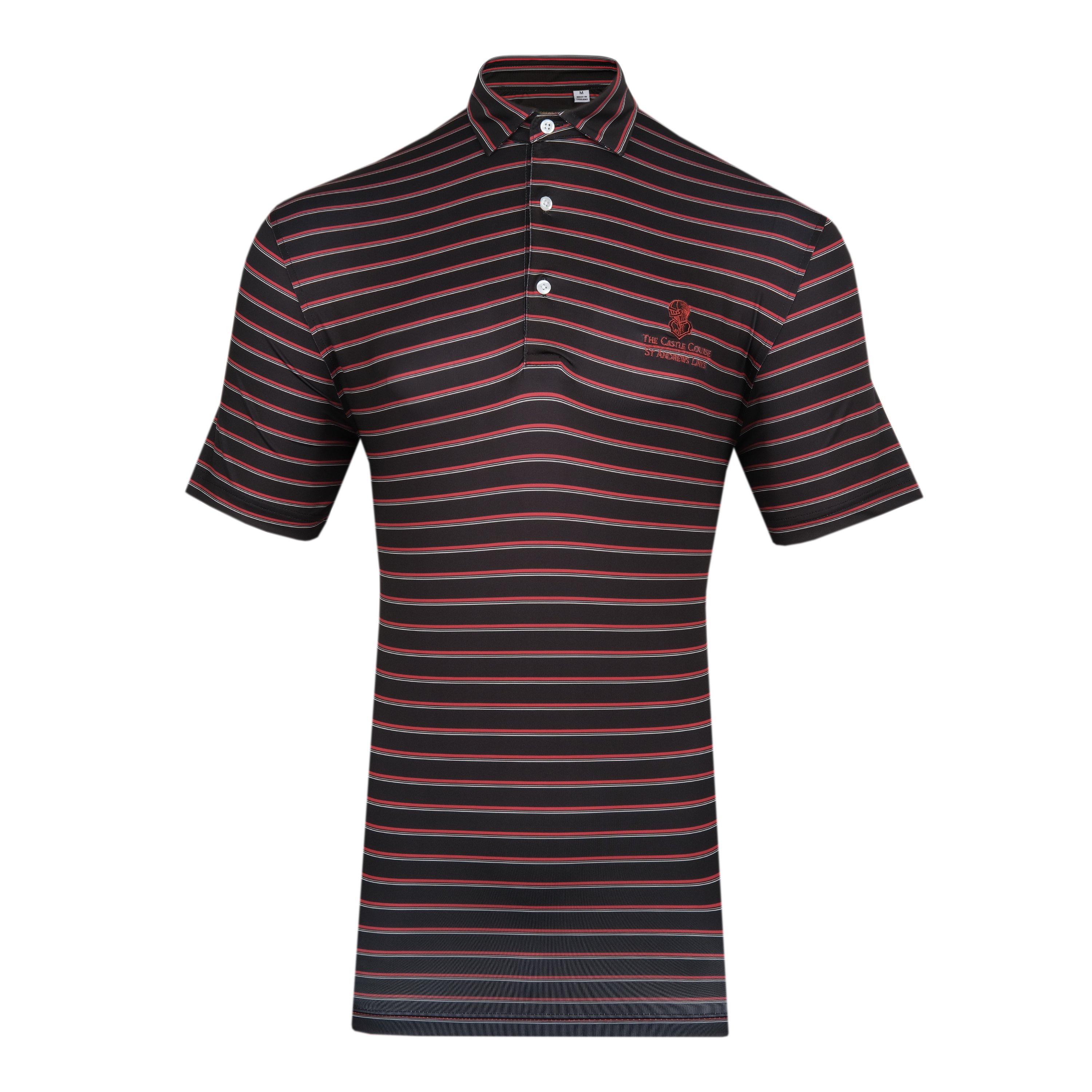 Castle Course Tartan Stripe Polo