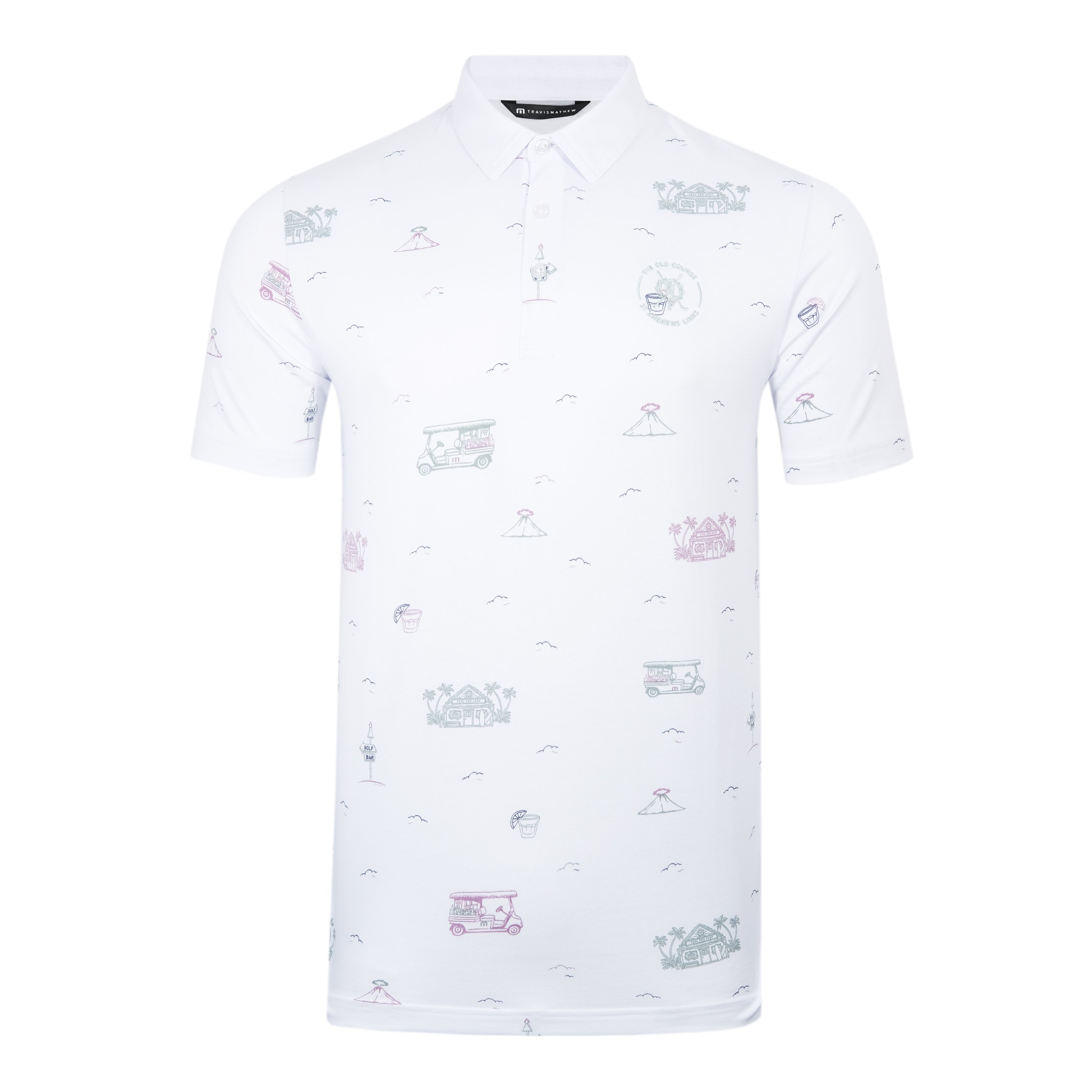 Travismathew Tiki Mapes Polo