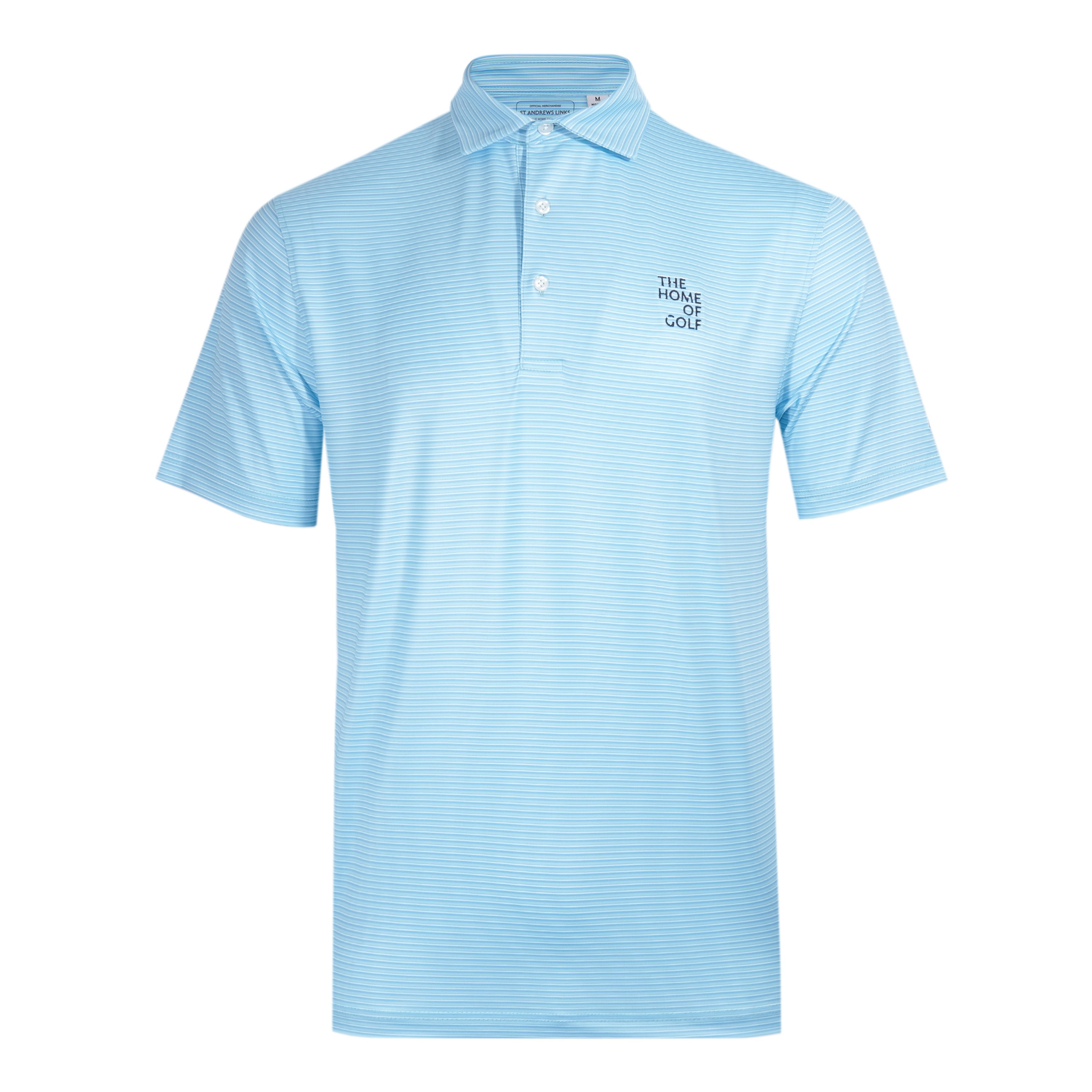 St Andrews Links Breaker Stripe Polo