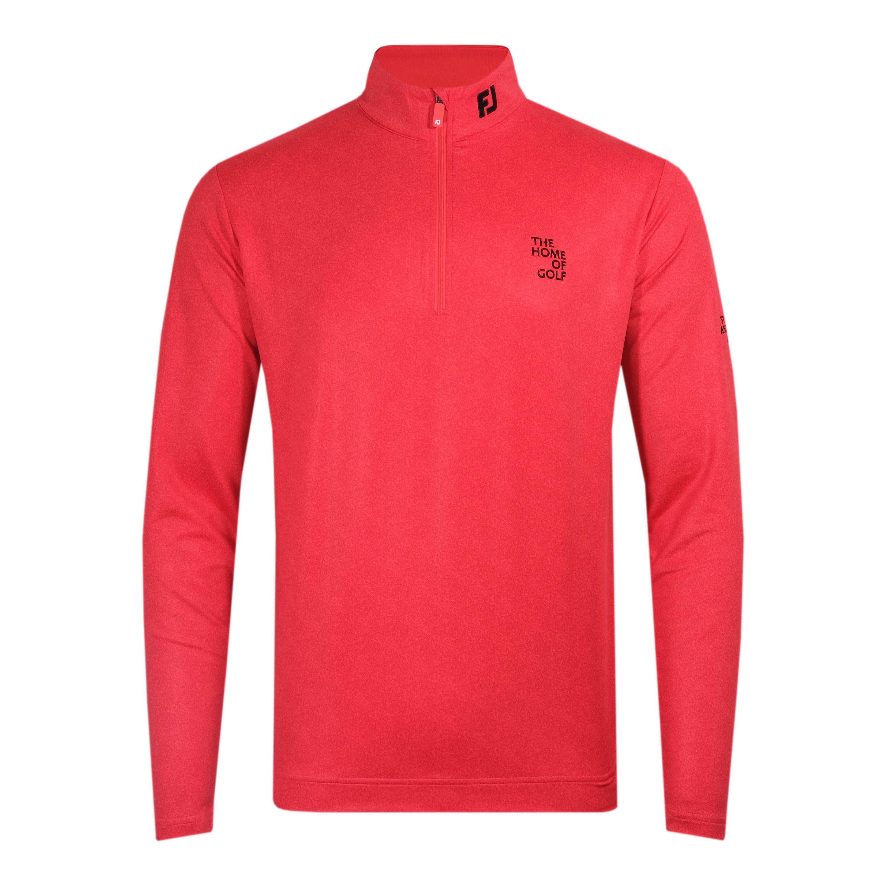 Footjoy Speckle Print Chill-out Zip Neck