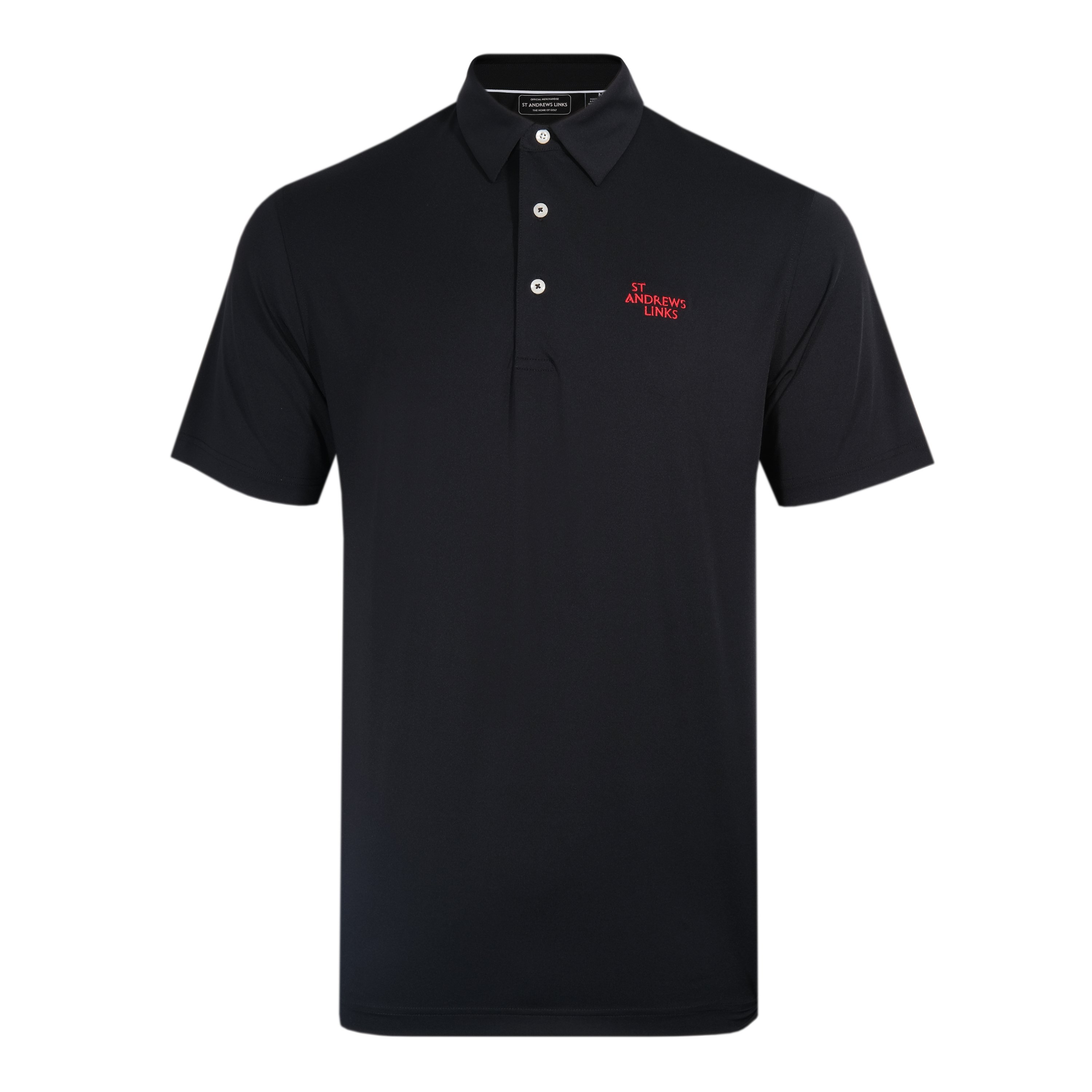 St.Andrews - St Andrews Golf ポロシャツ　Black St ANDREWS セントアンドリュース 半袖ポロシャツ ネイビー