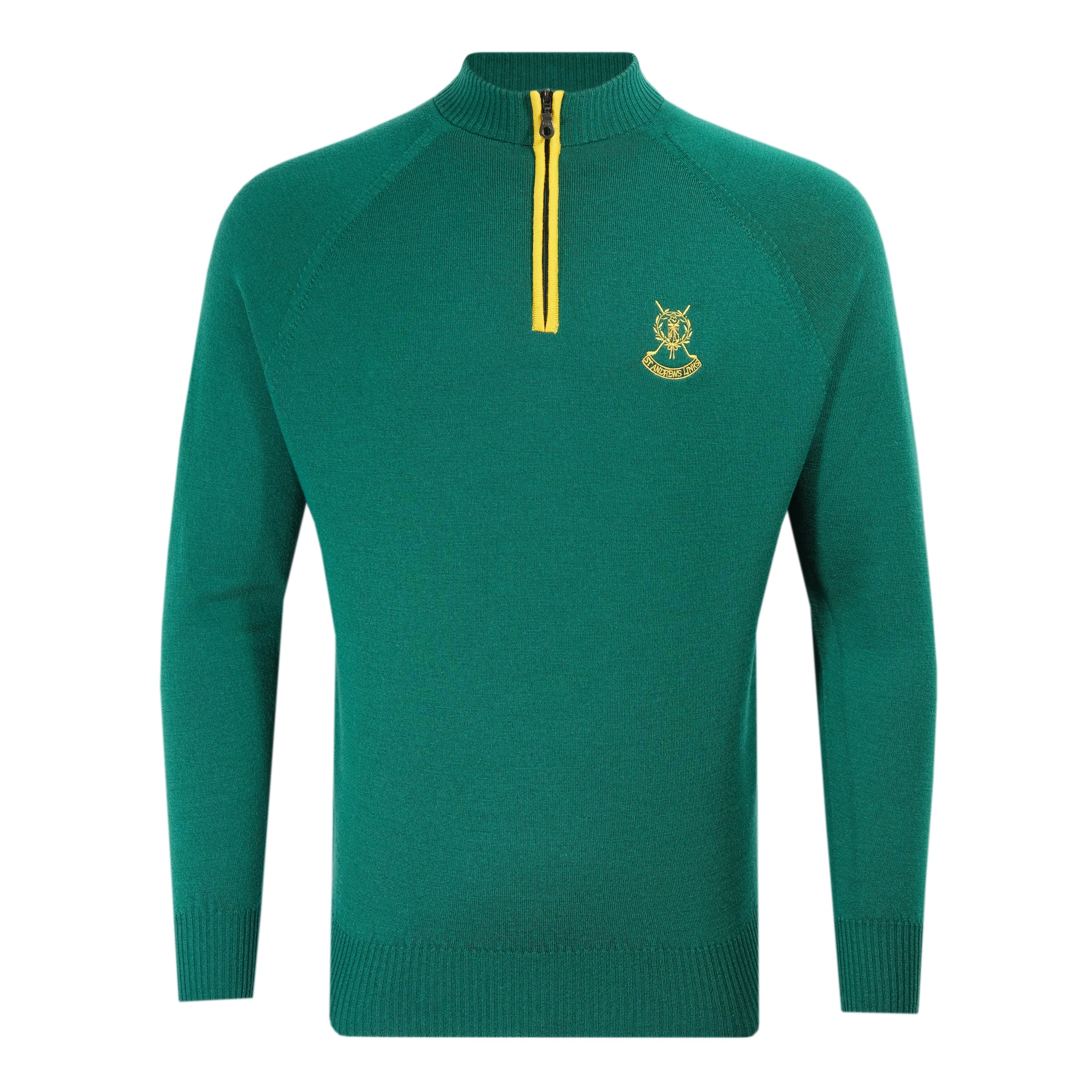 St Andrews Links Tartan Merino Midlayer