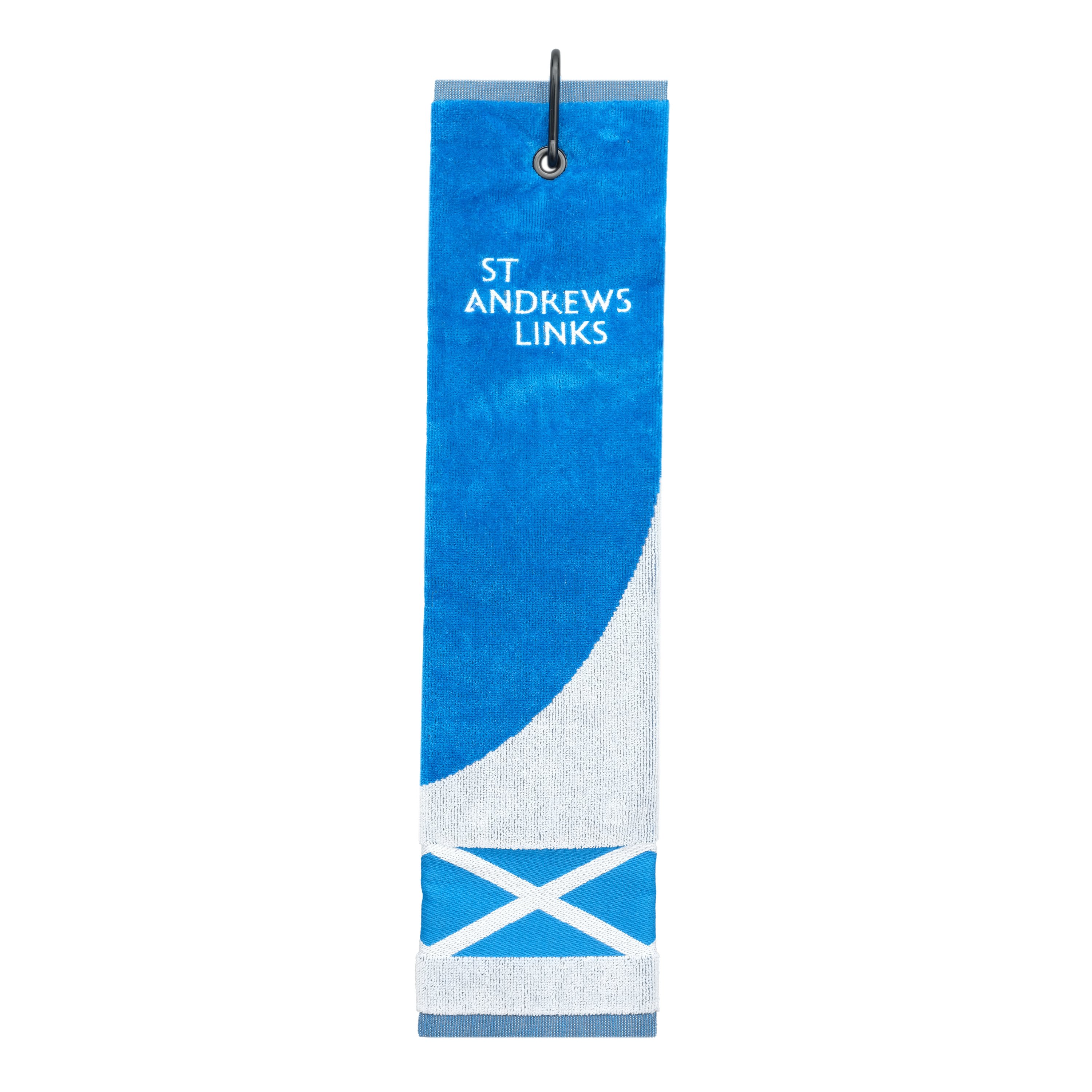 St Andrews Links Saltire Trifold Towel