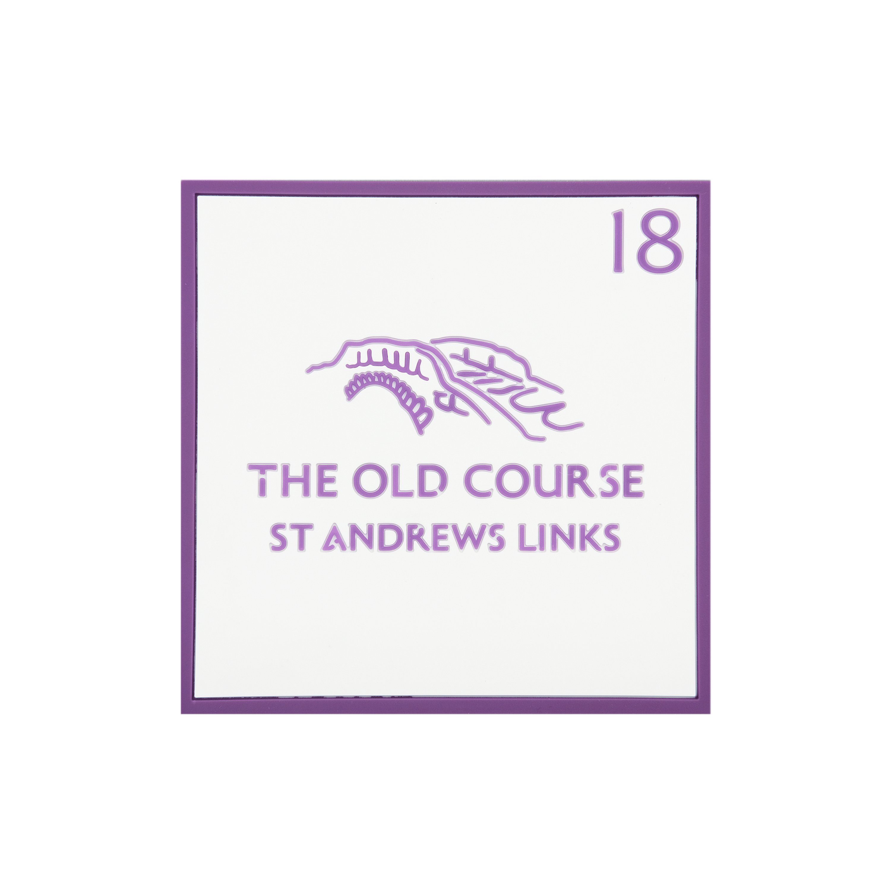 The Old Course Pvc Pin Flag Coaster