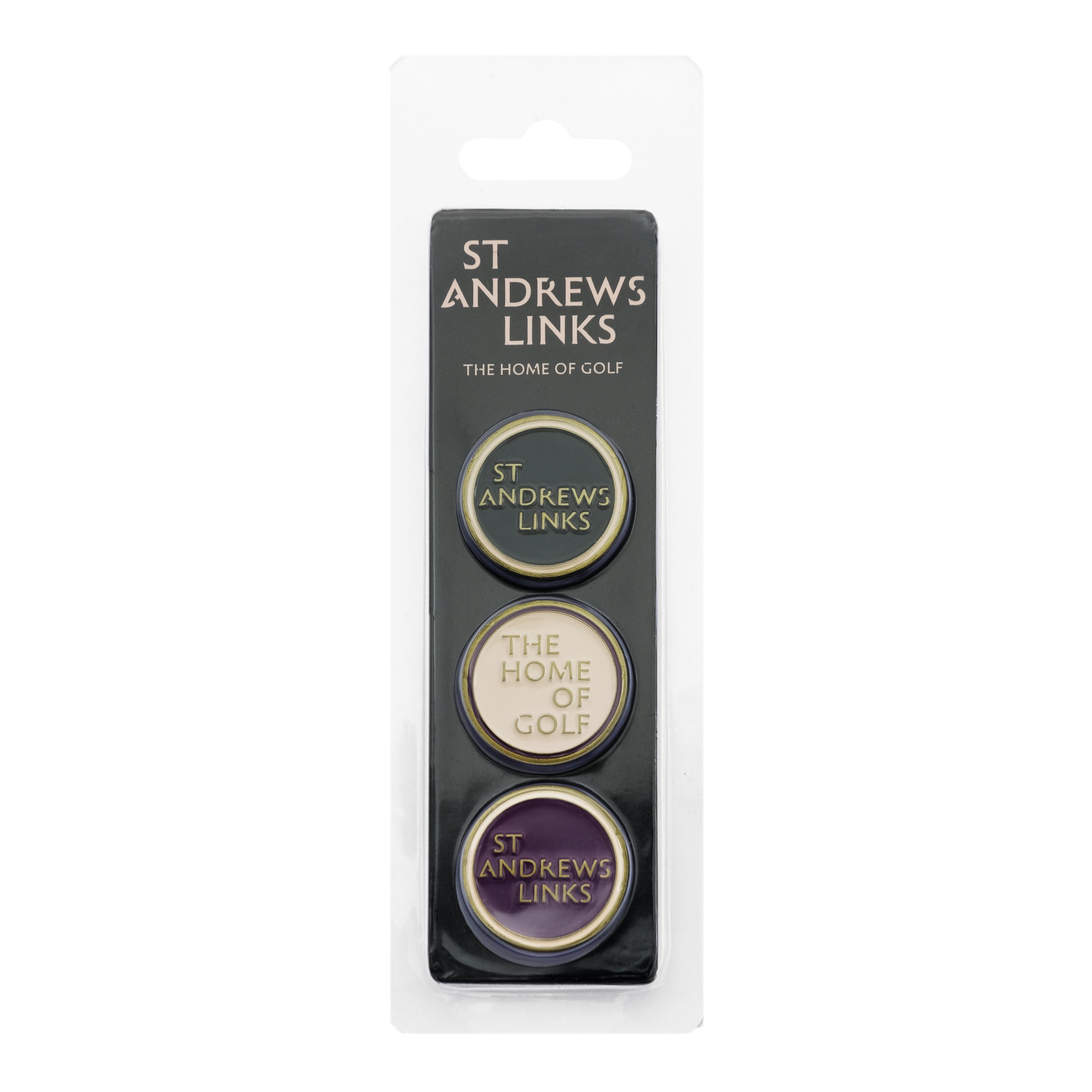St Andrews Links 3 Ballmarker Set