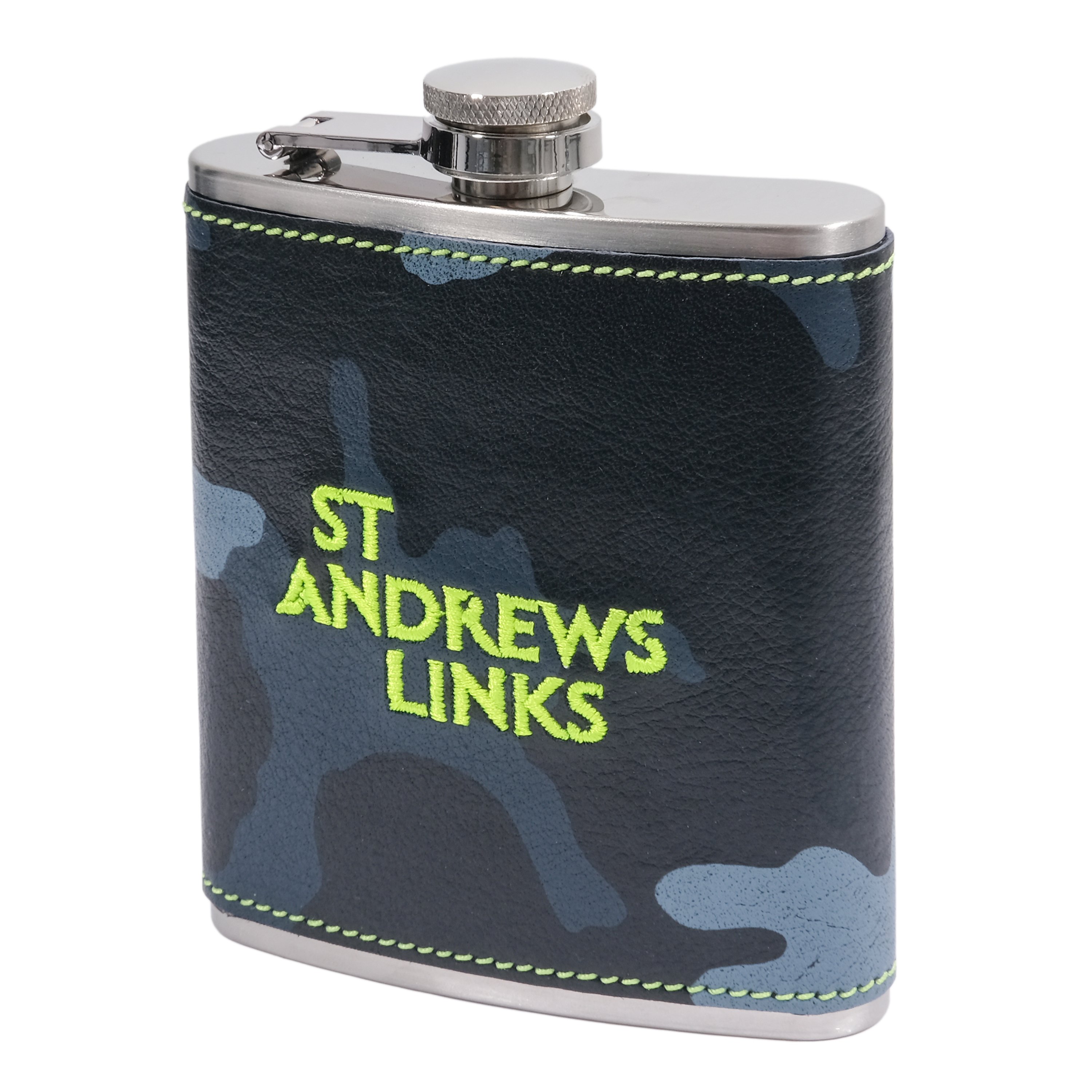 Links & Kings Leather Flask