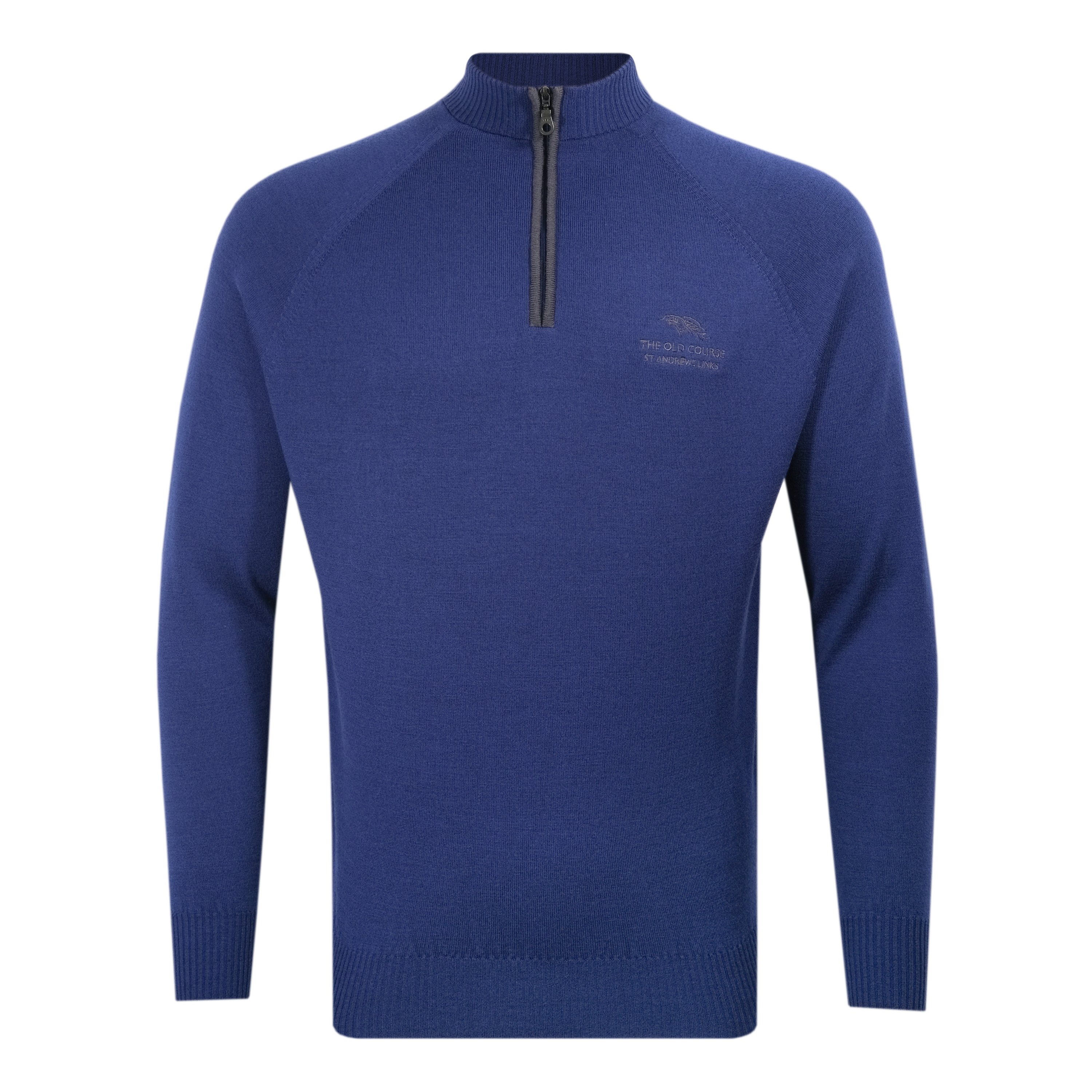 Glenbrae Merino Contrast Zip Midlayer