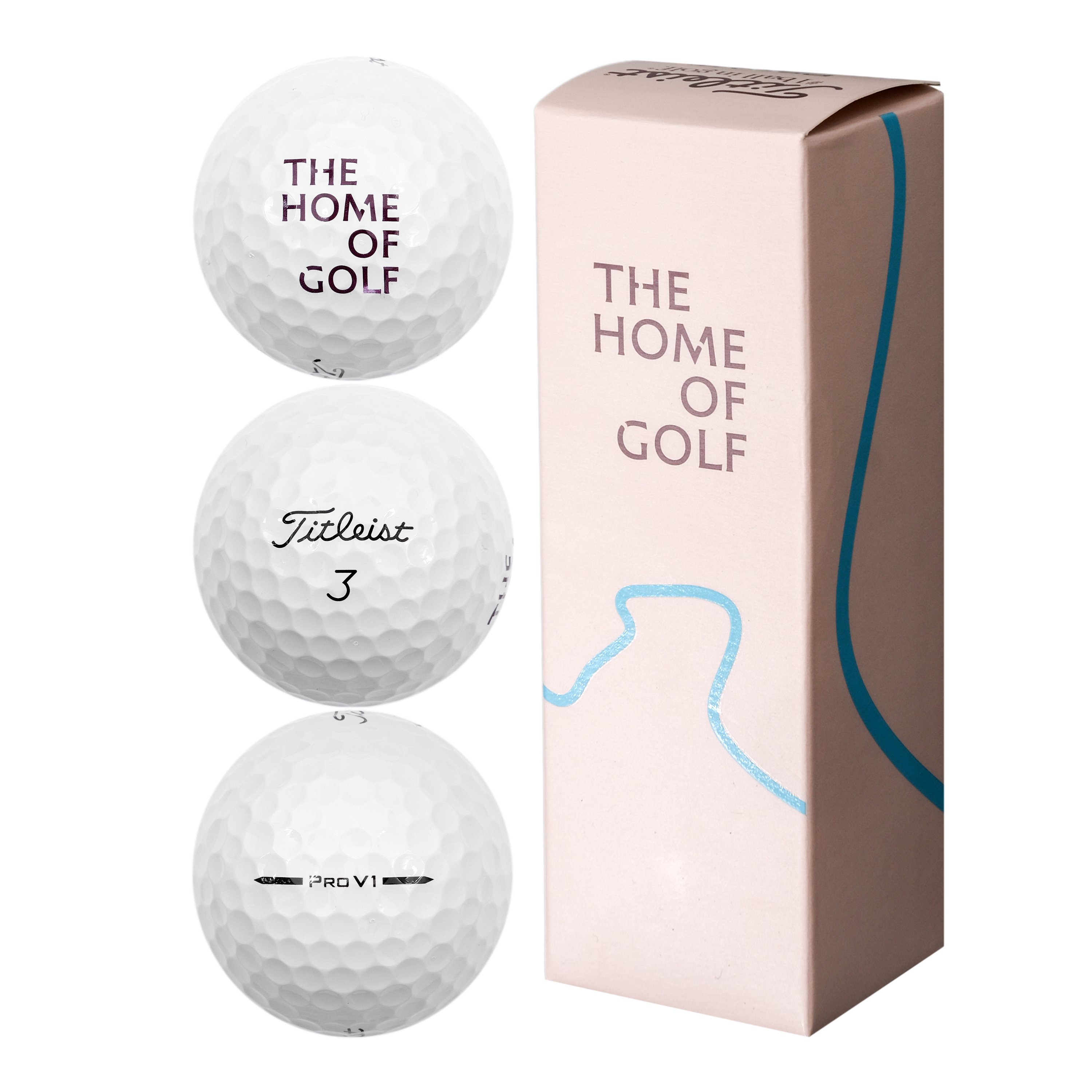 The Home Of Golf 3 Ball Sleeve
