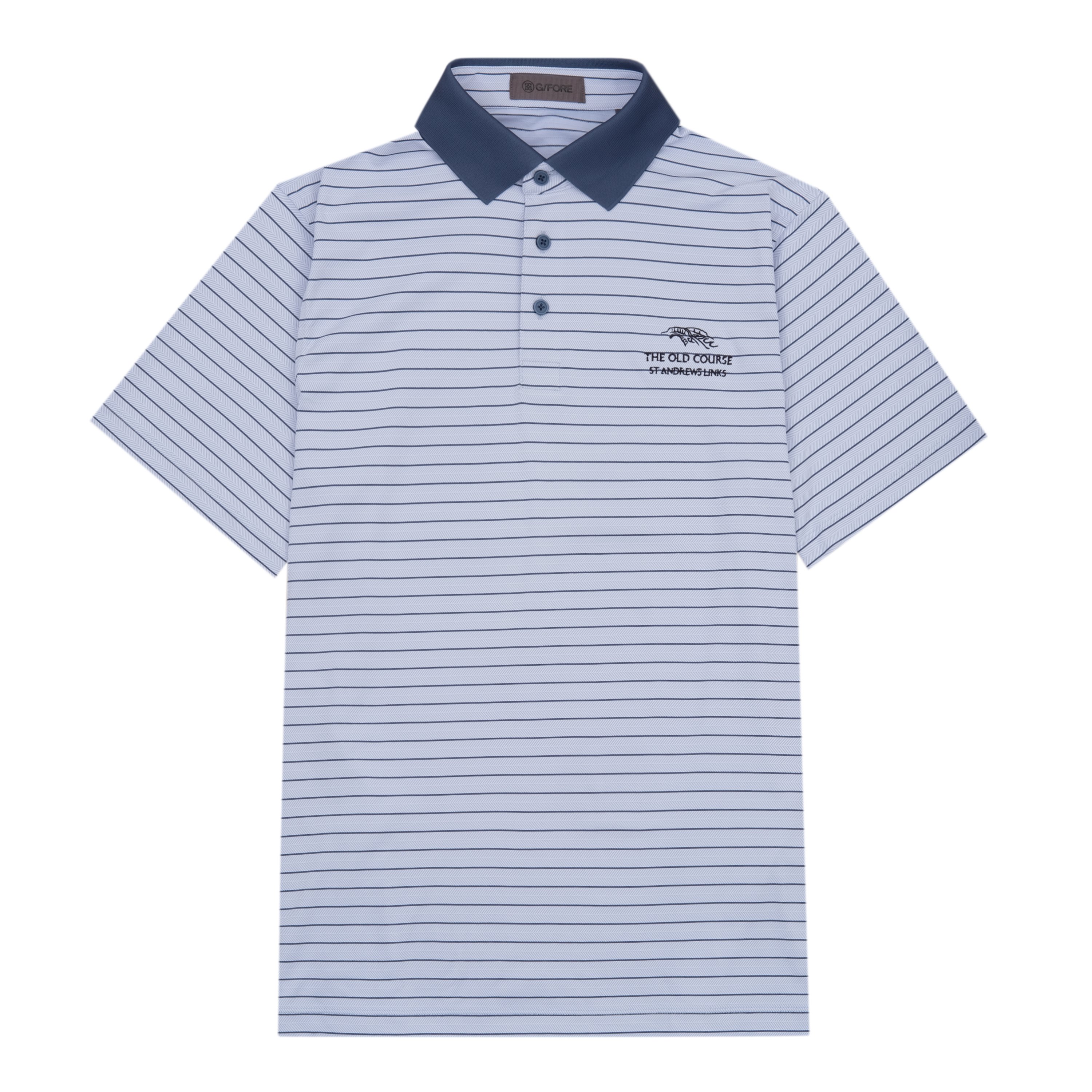 G/fore Herringbone Stripe Polo