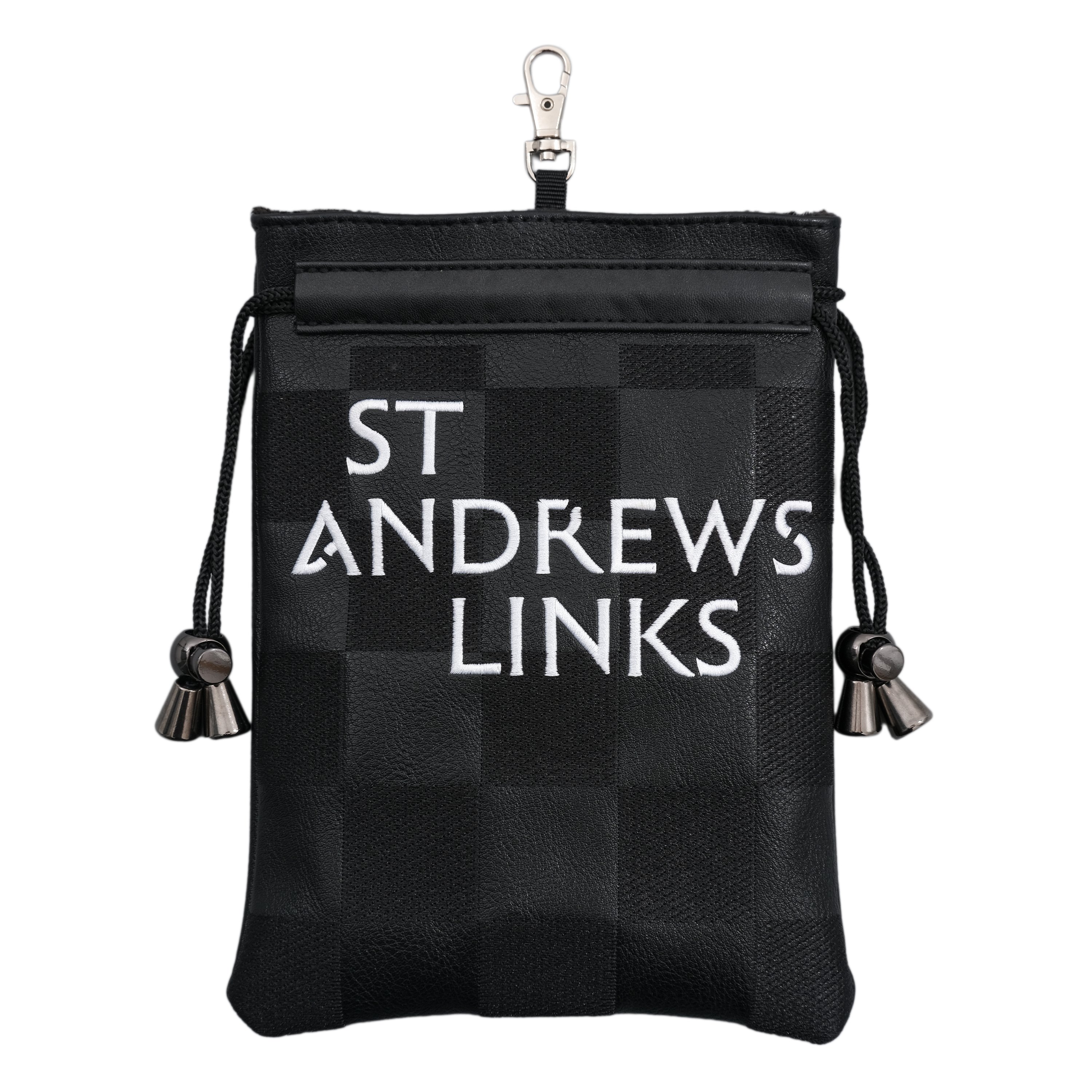 St Andrews Links Chequered Pouch