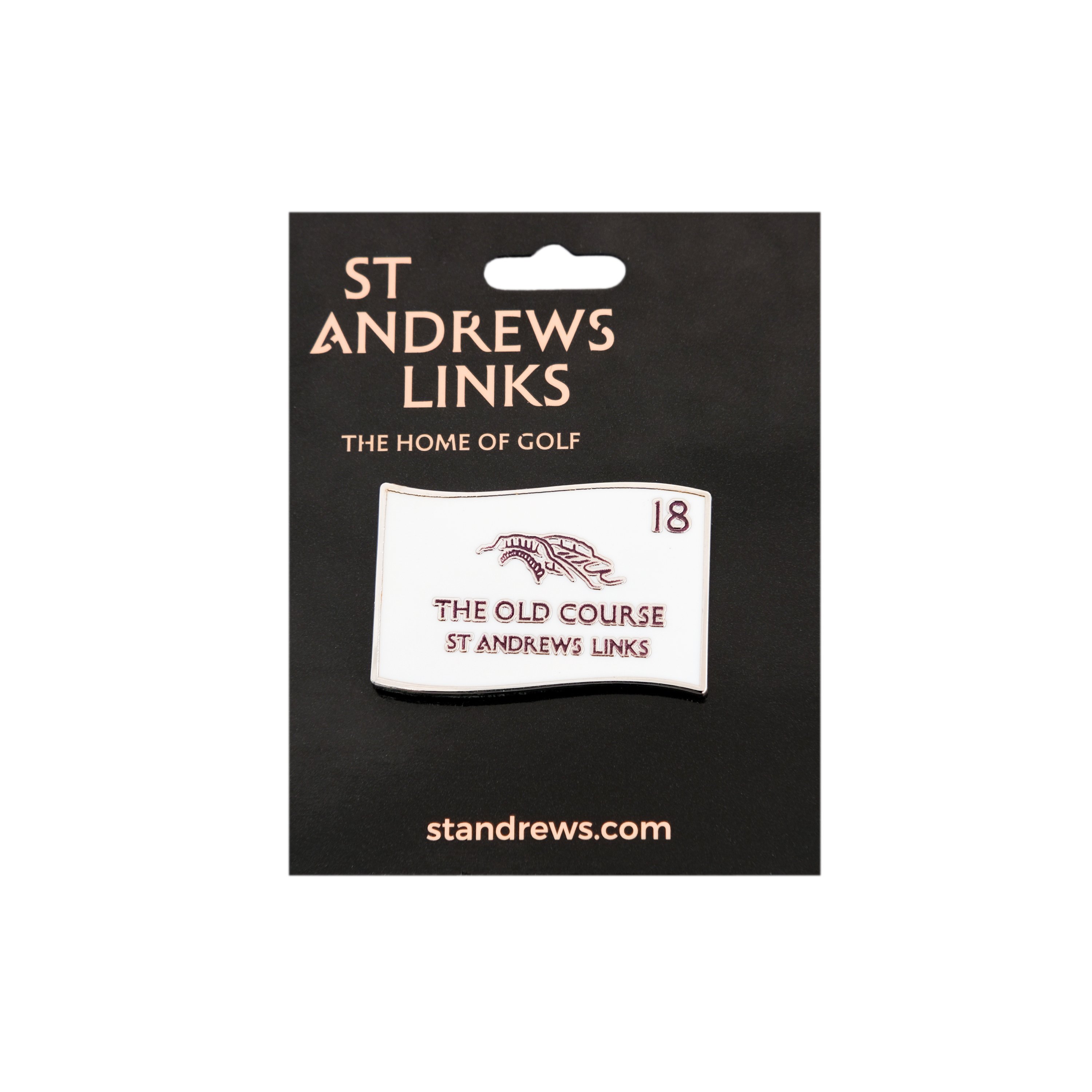 The Old Course Pin Flag Lapel Pin