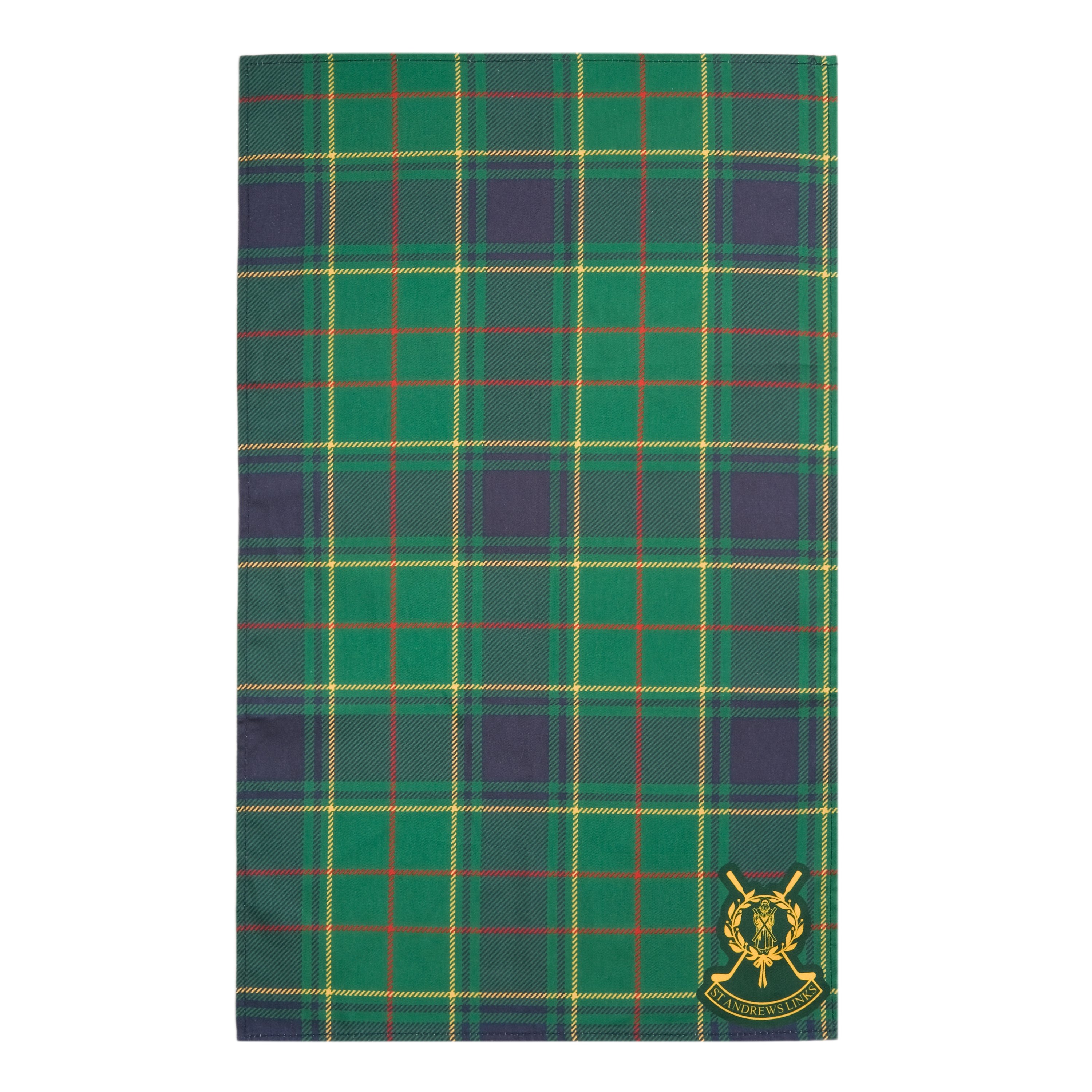 St Andrews Links Tartan Tea Towel