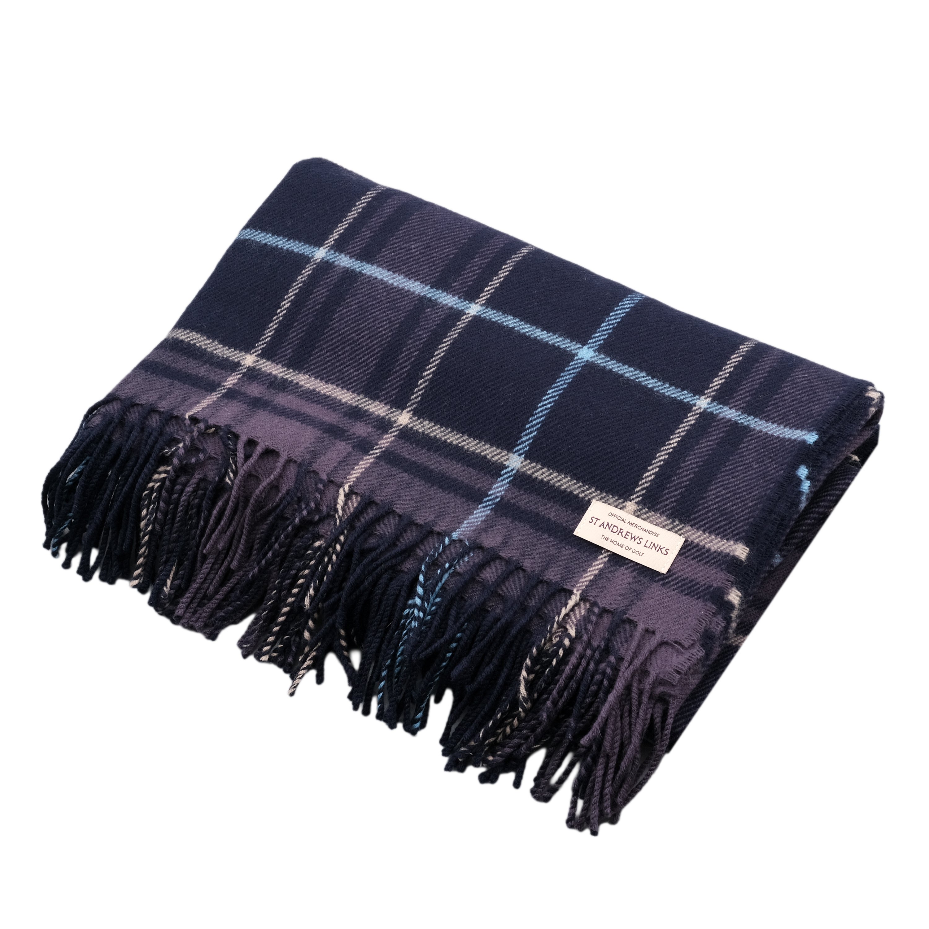 The Home Of Golf Tartan Throw