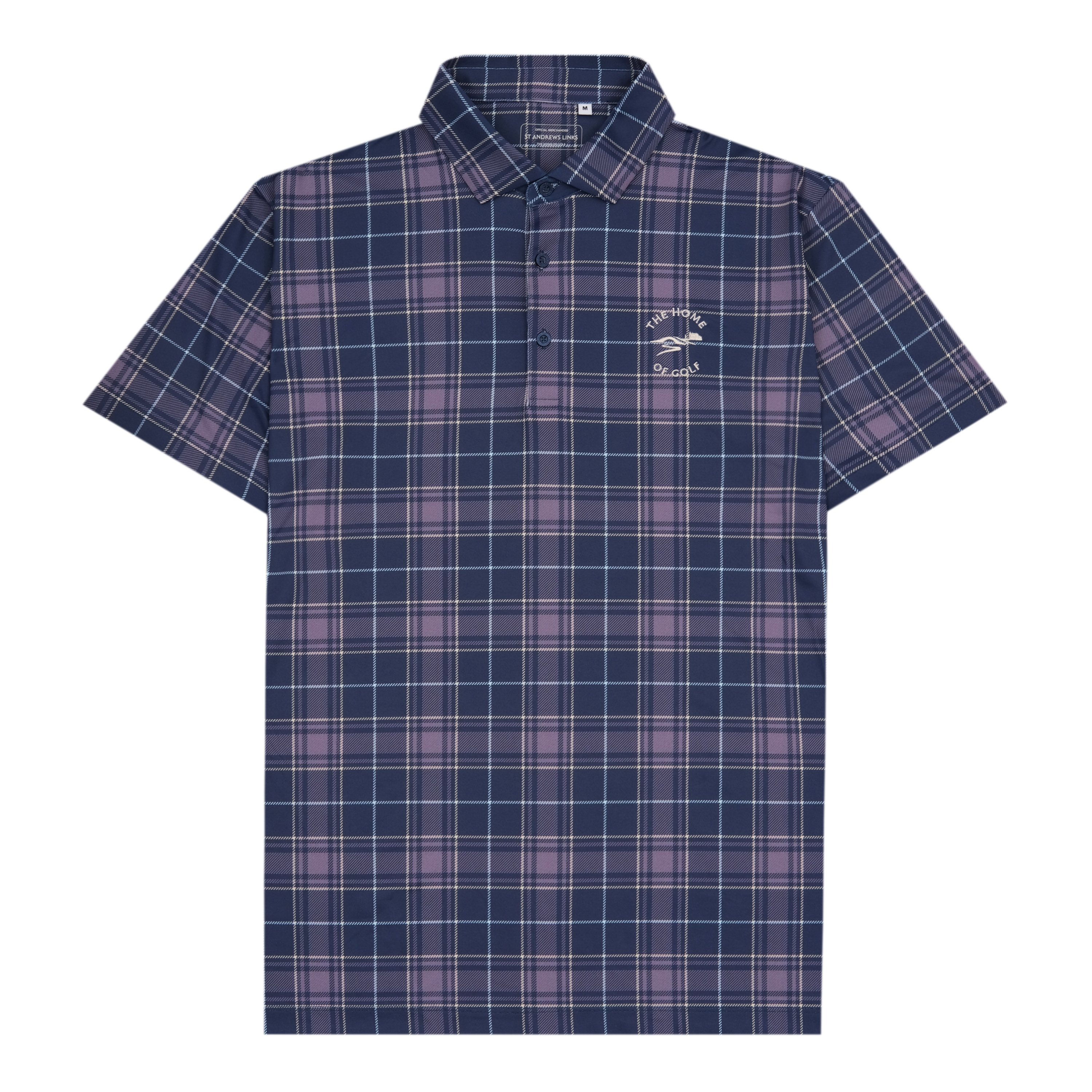 The Home Of Golf Tartan Polo
