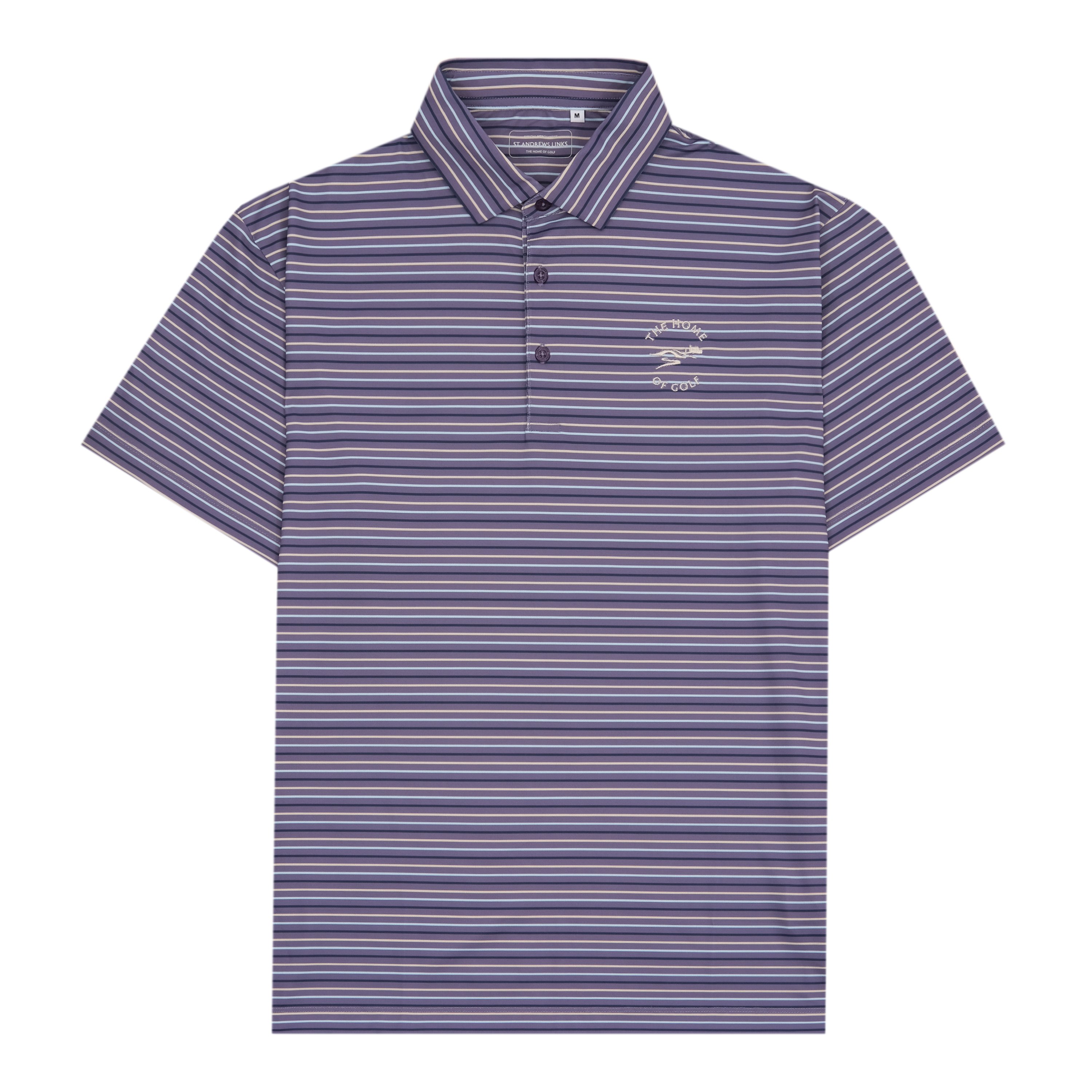 The Home Of Golf Tartan Trenton Polo